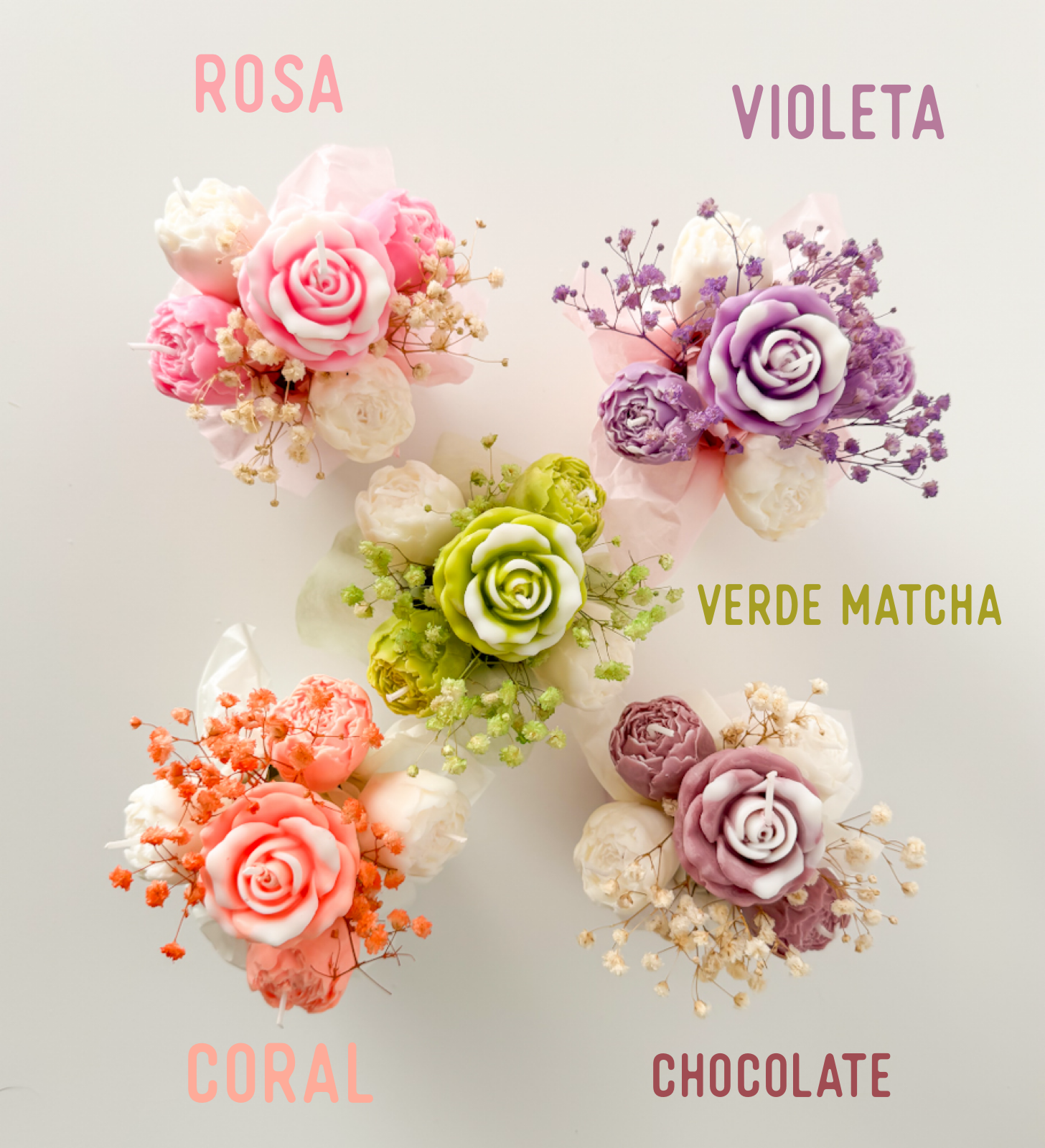 PACKS VELAS MINI FLOWERBOX